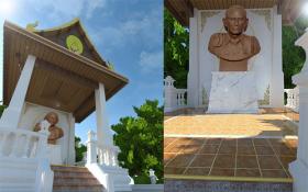 Thai house for King Rama 9 Royal Sculpture : Phra Nakhon Si Ayutthaya