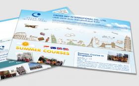 Cross Sky International : Brochure Design, Infomation Brochure